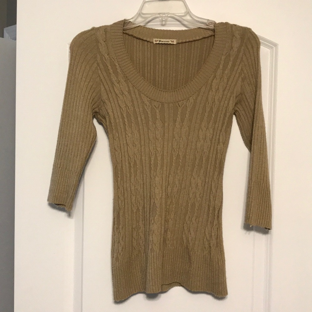 Tan sweater